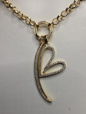 Love Poppy Goldplated CZ "Love you to the Moon" Necklace 18 - 24" 🔥